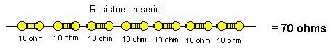 Series ciruit of resistors